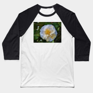 Camellia Bloom Baseball T-Shirt